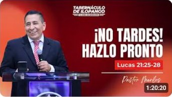 ¡No tardes! Hazlo pronto